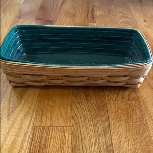 Longaberger Handmade Brown Woven Basket